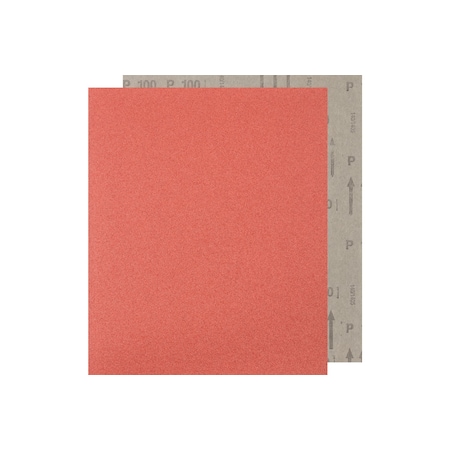 Pferd 9" x 11" Abrasive Sheet - Paper Backed - Aluminum Oxide - 100 Grit 46945